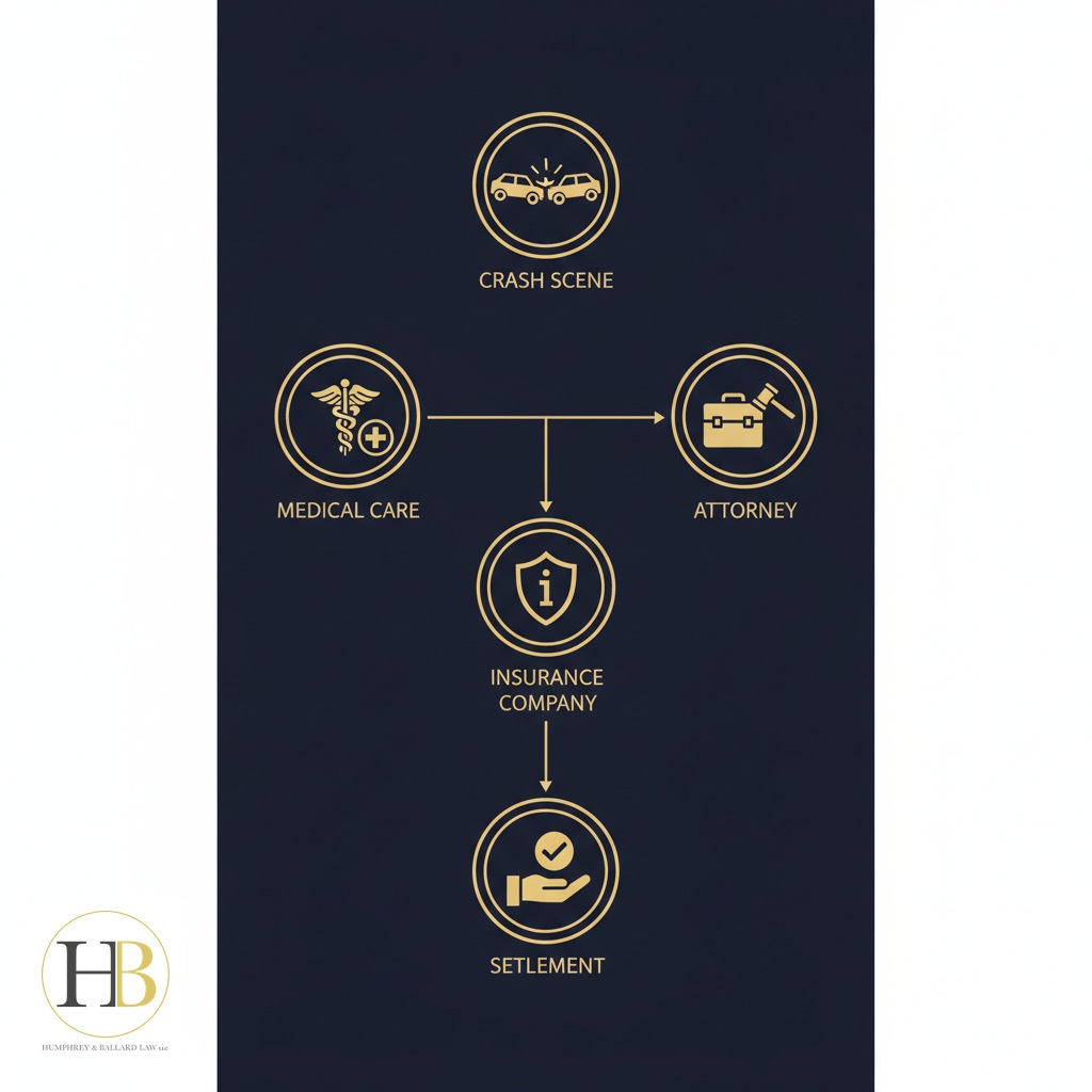 Atlanta Car Accident Lawyer | What You Need to Know | Humphrey & Ballard Law Atlanta car accident claim process — Humphrey and Ballard Law Georgia car accident lawyers