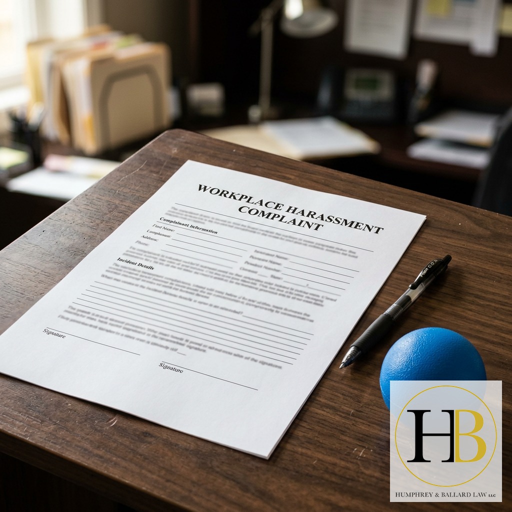 Emotional distress workplace harassment legal complaint Atlanta