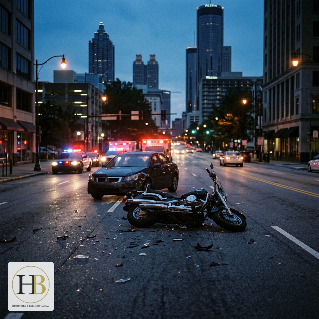 Atlanta motorcycle accident lawyer — Humphrey and Ballard Law personal injury attorneys Georgia