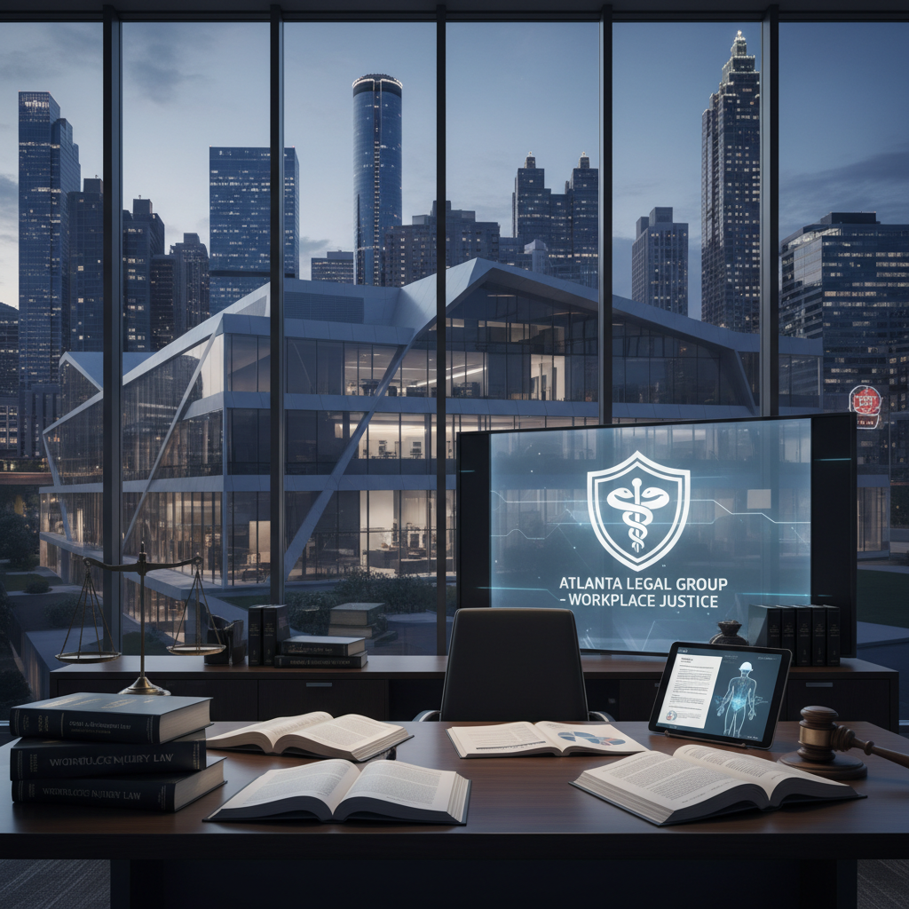 Atlanta legal office and courthouse representing workplace injury legal representation