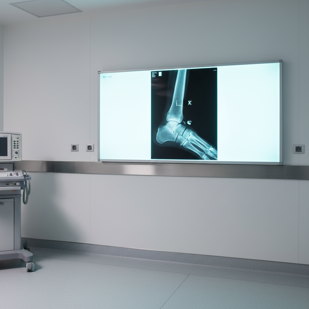 Achilles tendon and ankle injury X-ray for Atlanta injury claim