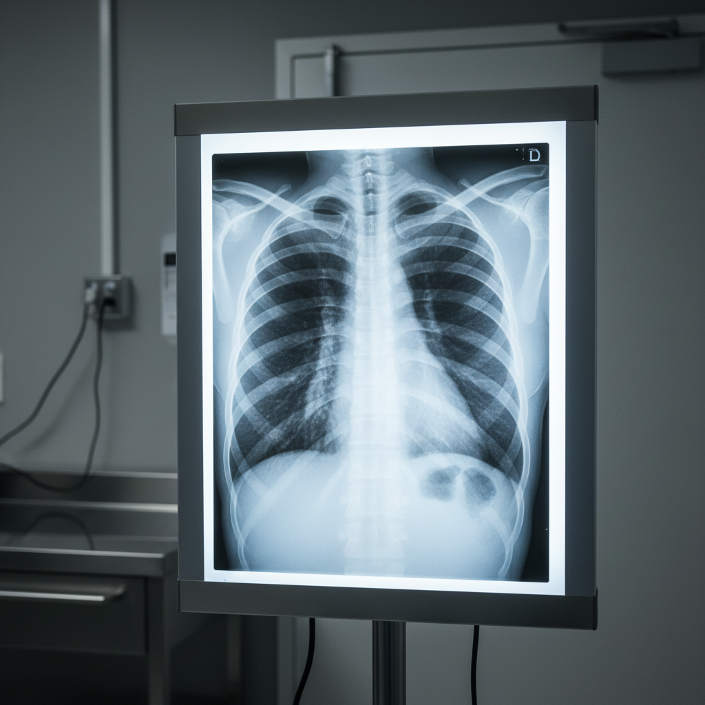 Atlanta broken ribs attorney — chest X-ray rib fracture