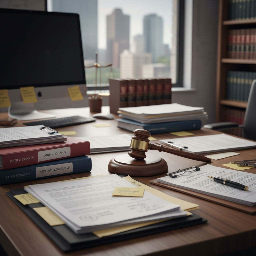 Legal documents and case files for wrongful death claim