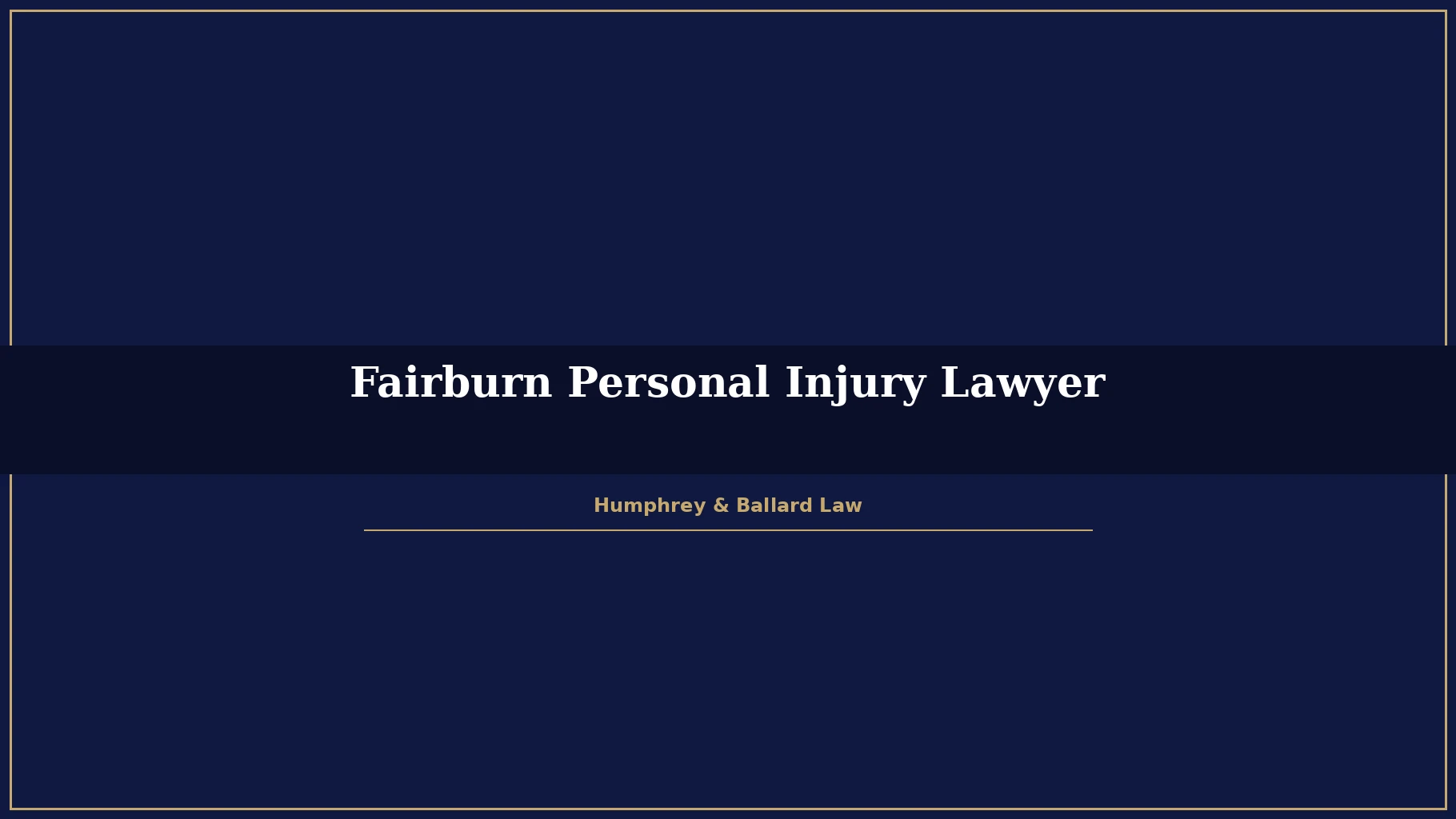 Fairburn personal injury lawyer representing accident victim on I-85 South
